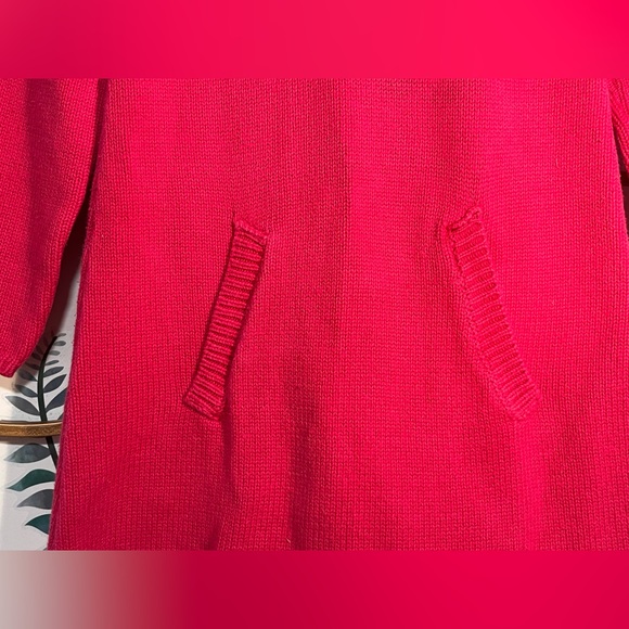 Pink Floral knit Embroidered Dress - Picture 3 of 7